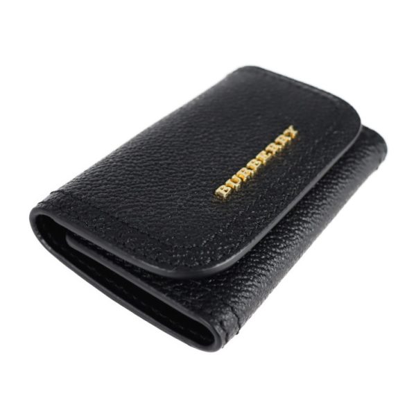 2121033008528 3 Burberry Leather Key Case Black