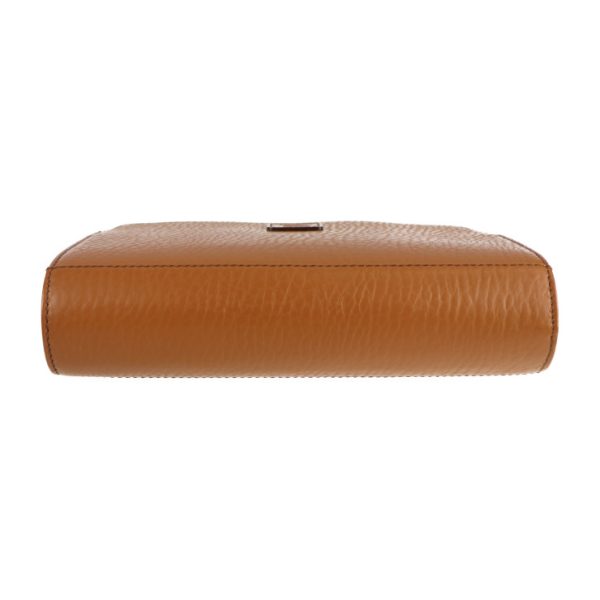 2121043002410 4 Burberry Leather Clutch Bag Brown