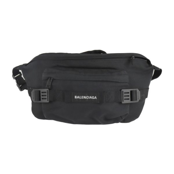 2121113008283 1 Balenciaga Army Nylon Belt Bag Black