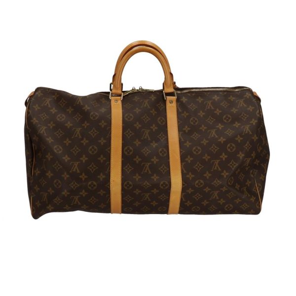 21227 2 Louis Vuitton Keepall Bandouliere 55 Monogram Bag