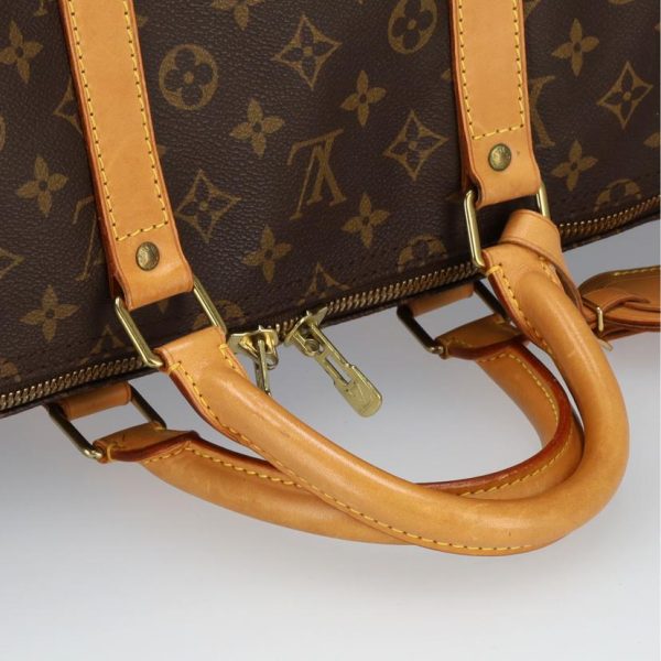 21227 4 Louis Vuitton Keepall Bandouliere 55 Monogram Bag