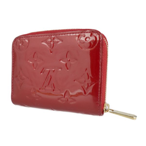 2123121001040 2 Louis Vuitton Zippy Coin Purse Monogram Vernis Rouge Fauvist Round Zipper