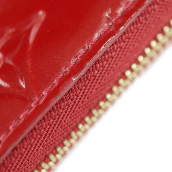 2123121001040 7 Louis Vuitton Zippy Coin Purse Monogram Vernis Rouge Fauvist Round Zipper