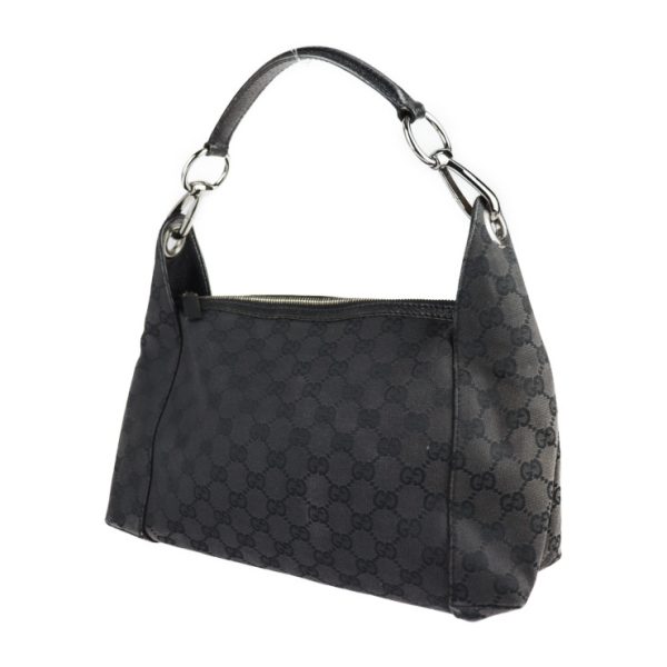 2123123007293 2 GUCCI GG Canvas Handbag GG Canvas Black