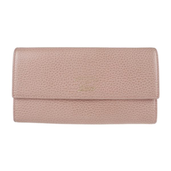 2124023002424 1 Gucci Swing Bifold Long Wallet Leather Pink