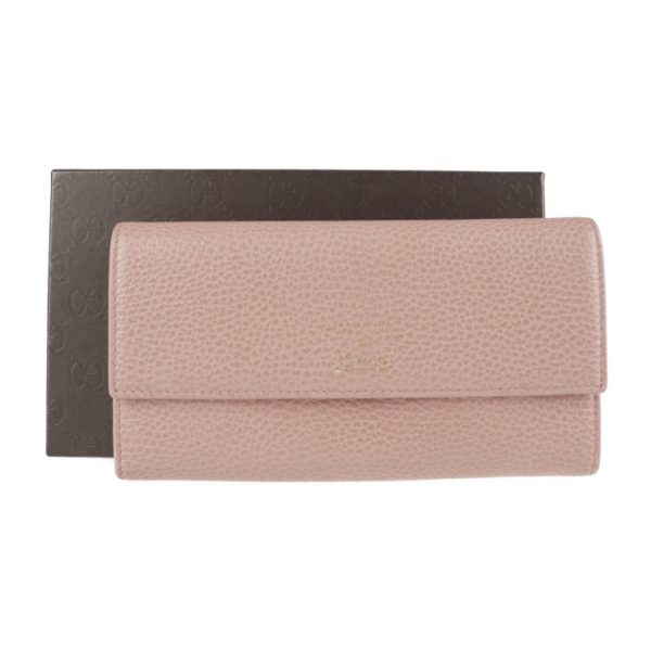 2124023002424 9 Gucci Swing Bifold Long Wallet Leather Pink