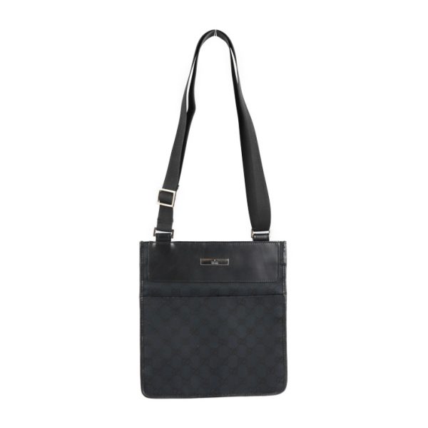 2125113007329 1 GUCCI Shoulder Bag GG Canvas Black