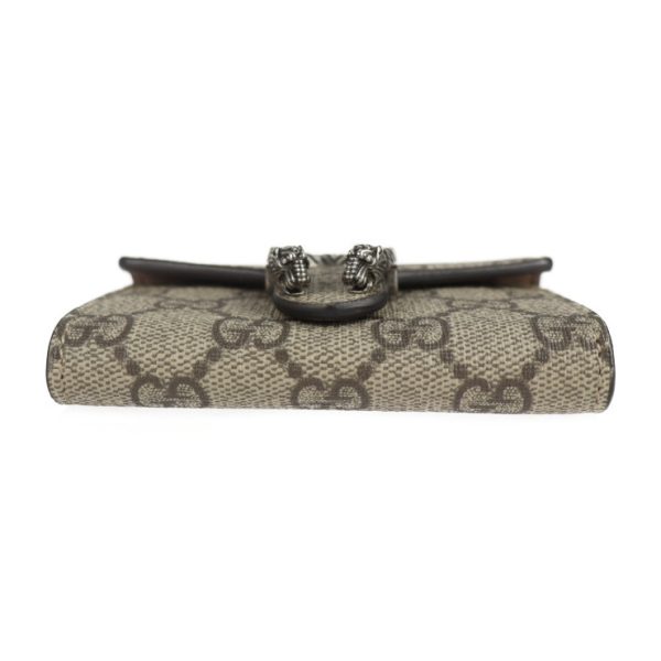 2125113007364 4 GUCCI Dionysus Coin Case GG Supreme Canvas Beige Ebony Taupe