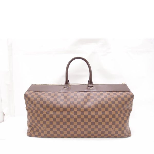 21258 2 Louis Vuitton Greenwich GM Damier Ebene Travel Bag Brown