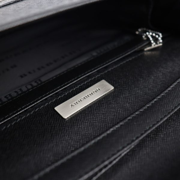 2126053002441 6 Burberry Leather Clutch Bag Black