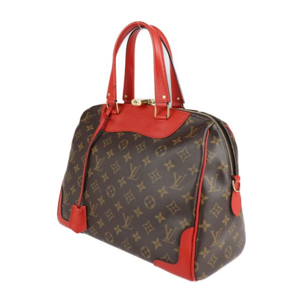 2127123007328 2 Louis Vuitton Retiro Pm Handbag Monogram Canvas Coquelicot 2way