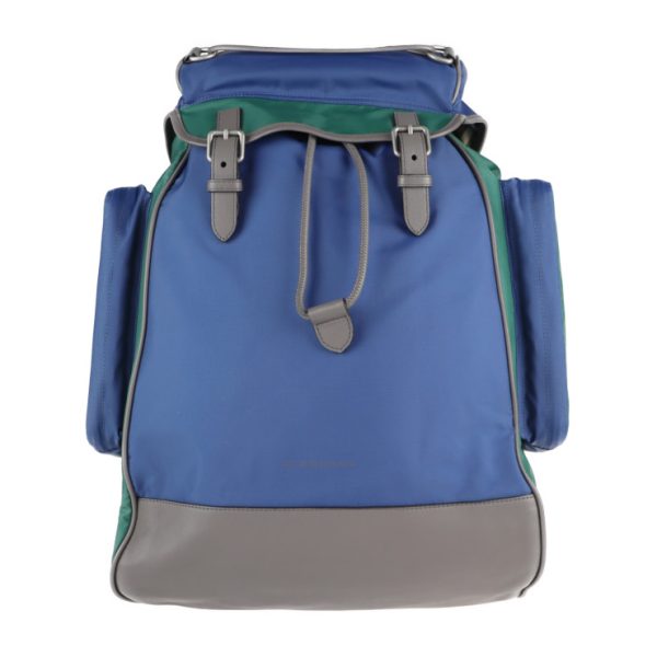 2128013007525 1 Burberry Nylon Rucksack Blue Green