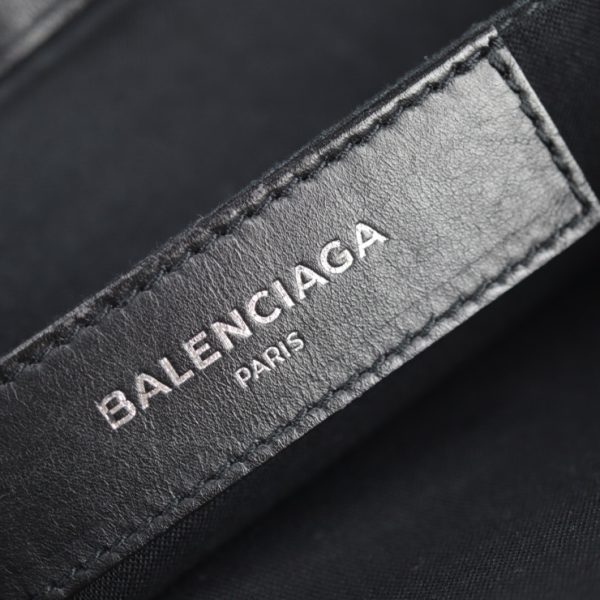 2128083008452 9 Balenciaga Canvas Leather Clutch Bag Black