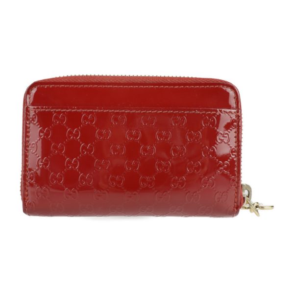 2129123002359 1 GUCCI Micro Guccisima Coin Case Patent Leather Red