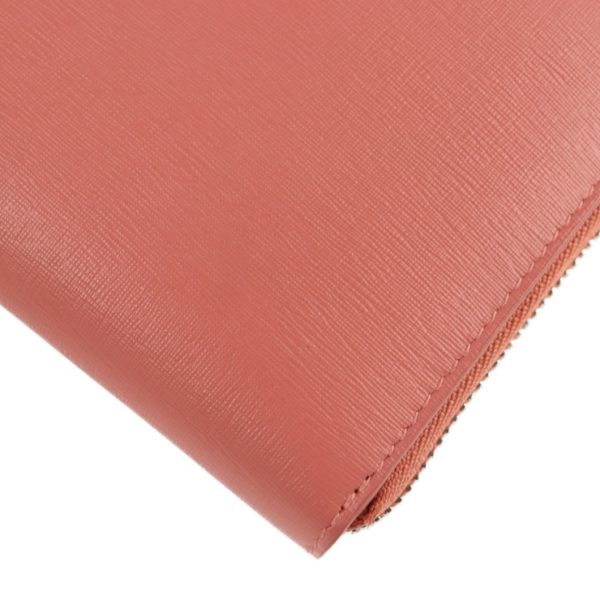 2131033002688 7 Balenciaga Leather Long Wallet Coral Pink