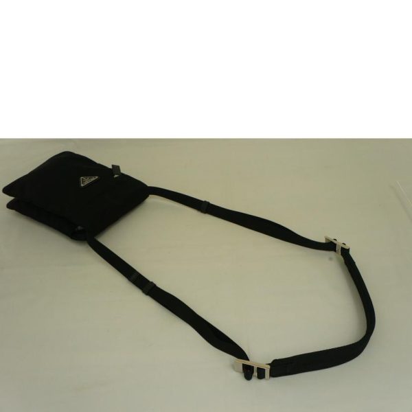 21323 4 Prada Nylon Crossbody Bag Black