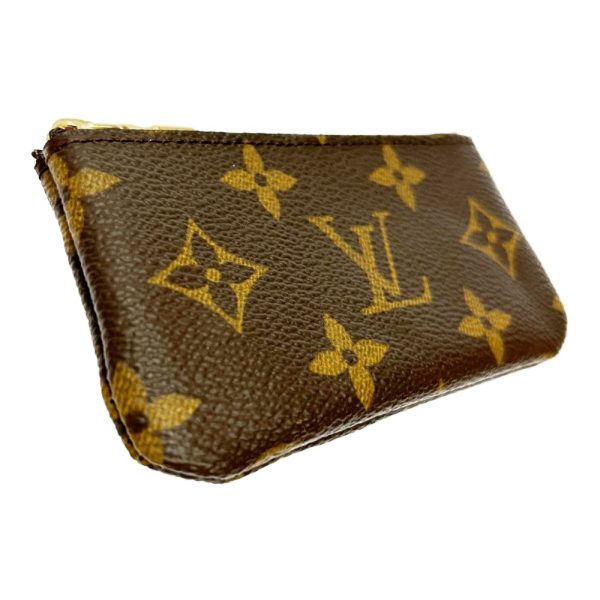 213246 2 LOUIS VUITTON Monogram PVC Pochette Cle Coin Case Brown