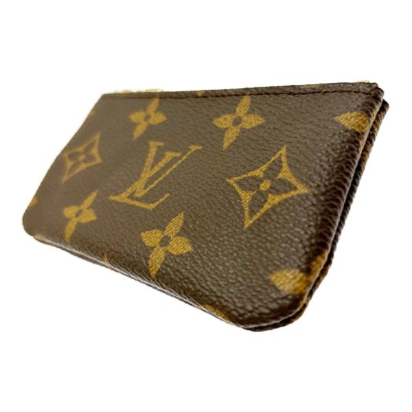 213246 3 LOUIS VUITTON Monogram PVC Pochette Cle Coin Case Brown