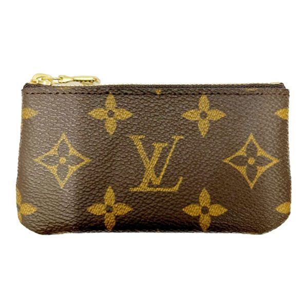 213246 4 LOUIS VUITTON Monogram PVC Pochette Cle Coin Case Brown