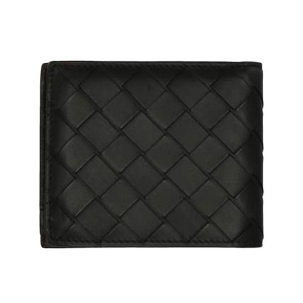 21367 1 BOTTEGA VENETA Intrecciato Bi fold Wallet