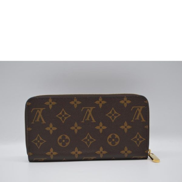 21375 2 Louis Vuitton Zippy Wallet Monogram Wallet Brown