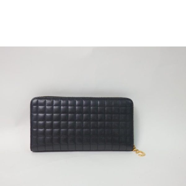 21384 1 Celine Round Zipper Wallet C Charm