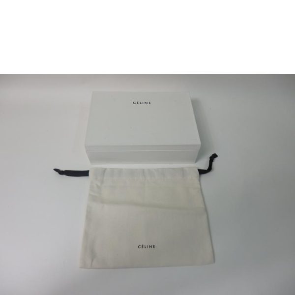 21384 7 Celine Round Zipper Wallet C Charm