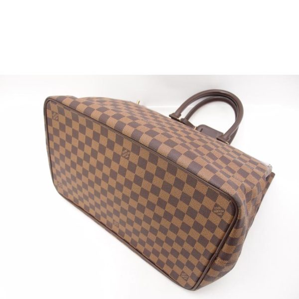 21395 3 Louis Vuitton Greenwich Damier Handbag Brown