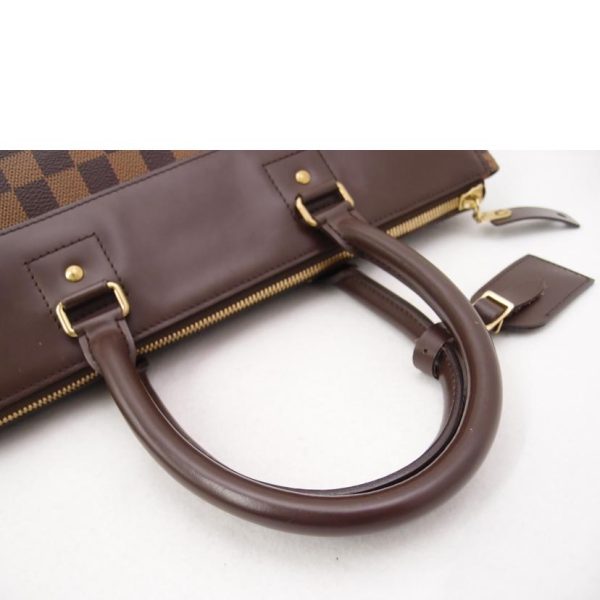 21395 4 Louis Vuitton Greenwich Damier Handbag Brown