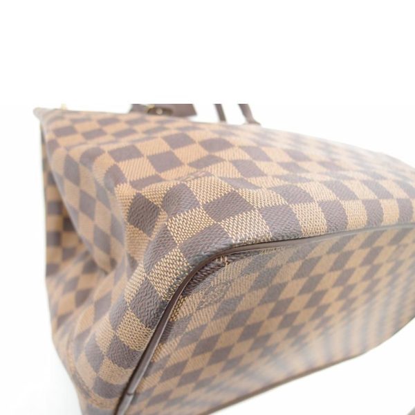 21395 6 Louis Vuitton Greenwich Damier Handbag Brown