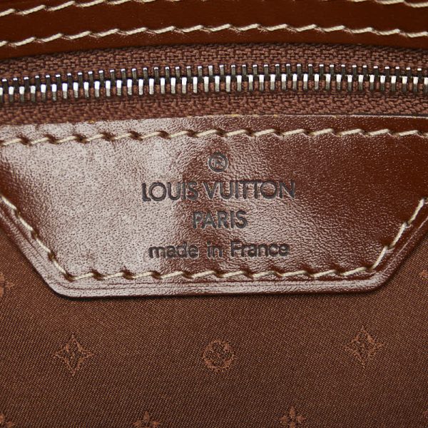 214 40226 14 Louis Vuitton Suhari Lockit PM Handbag M91889 Brown Leather