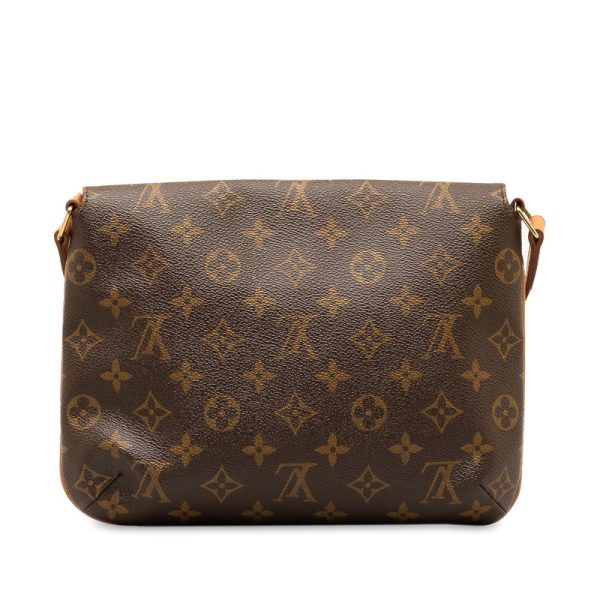 214 47498 3 Louis Vuitton Monogram Musette Tango Short Brown