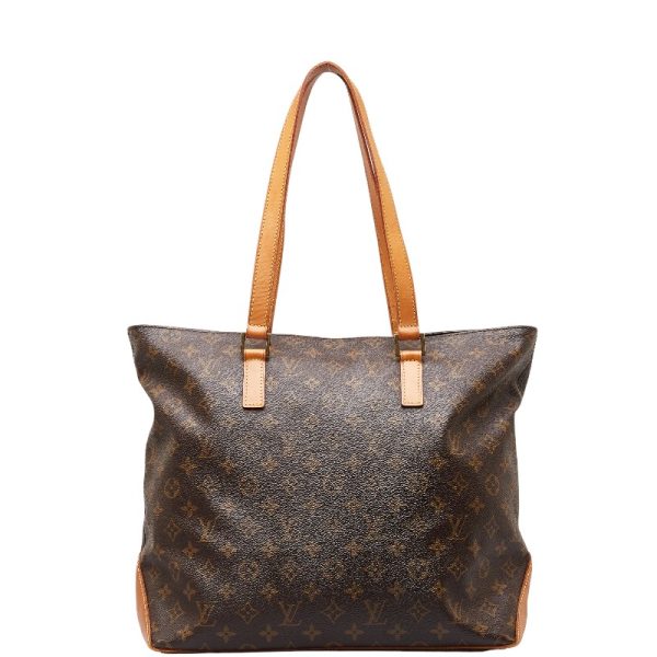 214 48912 3 Louis Vuitton Monogram Cabas mezzo Shoulder Bag Brown