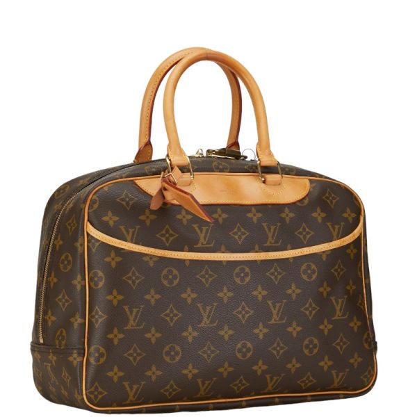 214 52516 2 Louis Vuitton Monogram Deauville Handbag M47270 Brown