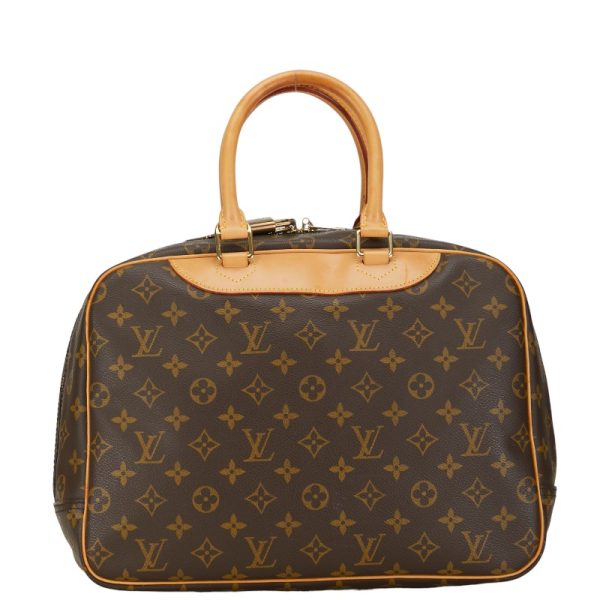 214 52516 3 Louis Vuitton Monogram Deauville Handbag M47270 Brown