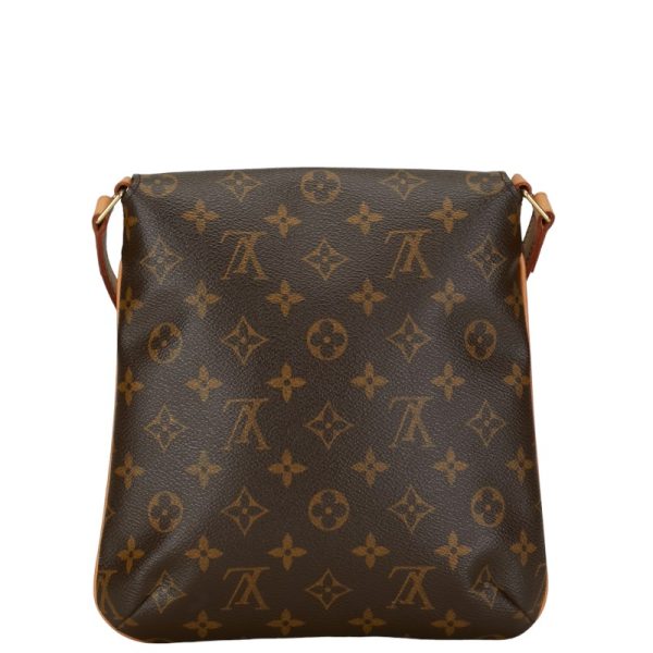 214 57028 3 Louis Vuitton Monogram Musette Salsa Long Crossbody Shoulder Bag M51387 Brown PVC Leather