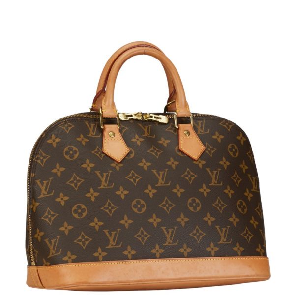 214 57029 2 Louis Vuitton Monogram Alma PM Handbag M51130 Brown