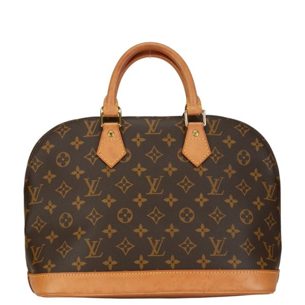 214 57029 3 Louis Vuitton Monogram Alma PM Handbag M51130 Brown