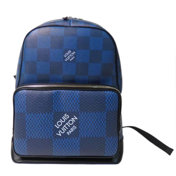 21428 1 Louis Vuitton Campus Backpack Damier Graphite Marine