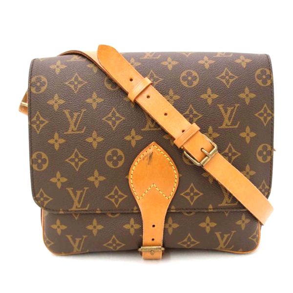 21449 1 Louis Vuitton Cartesier Monogram Bag Brown