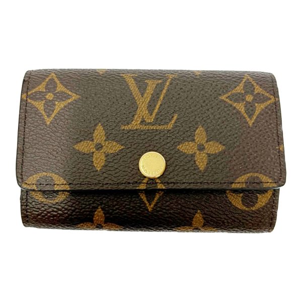 214544 1 LOUIS VUITTON Monogram PVC Multicle Key Case Brown