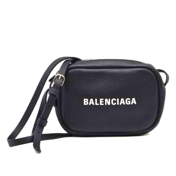 21463 1 Balenciaga Everyday Leather Camera Bag Black