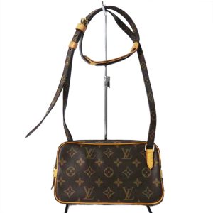 21463 1 Louis Vuitton Pochette Jour GM Nemeth Canvas Bag Brown