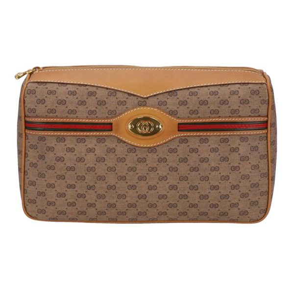 21497 1 Gucci Vintage Micro GG Sherry Line Pouch