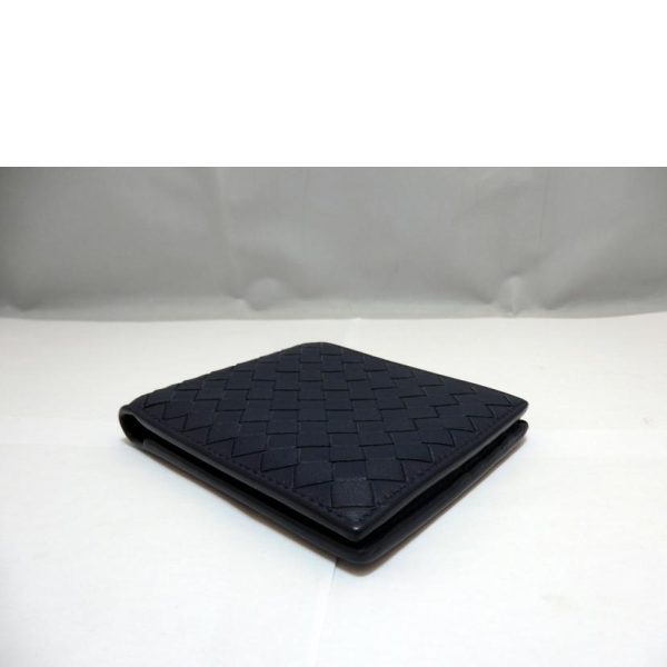 21519 3 Bottega Veneta Intrecciato Double Fold Bill Wallet