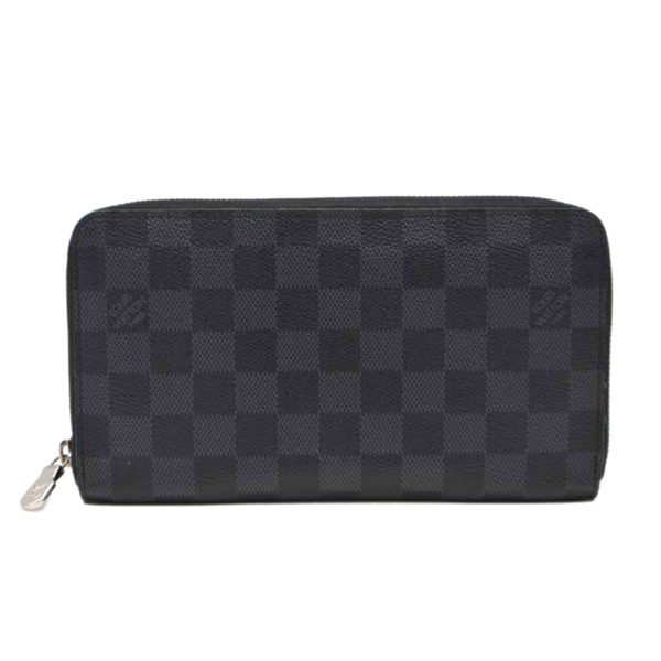 21559 1 Louis Vuitton Zippy Organizer NM Damier Wallet Graphite