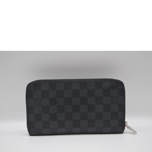 21559 2 Louis Vuitton Zippy Organizer NM Damier Wallet Graphite