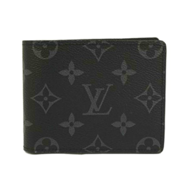 21600 1 Louis Vuitton Portefeuil Slender Monogram Eclipse Wallet Black