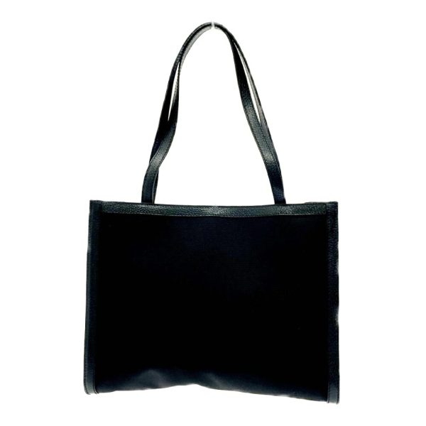 216226 5 Salvatore Ferragamo Nylon Leather Tote Bag Black