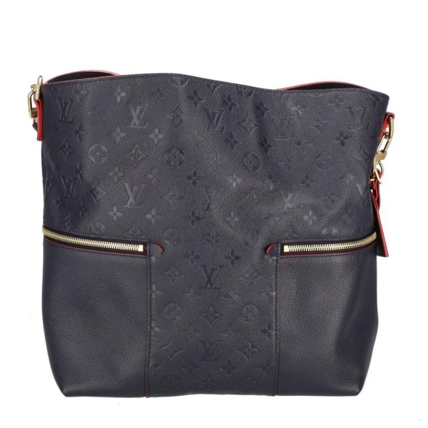 21656 2 Louis Vuitton Mary Bag Monogram Empreinte Marine Rouge